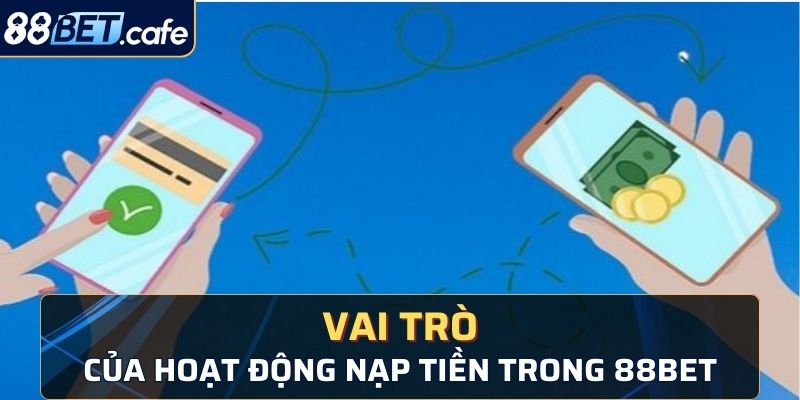 Quá trình nạp tiền 88bet diễn ra nhanh chóng và thuận lợi cho người dùng